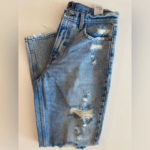 A&F Tall Mom Jeans | Ripped High Rise Mom Jeans Size 29L/8L